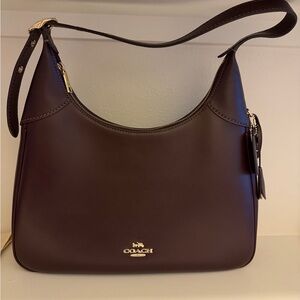 Coach Ella espresso shoulder bag
